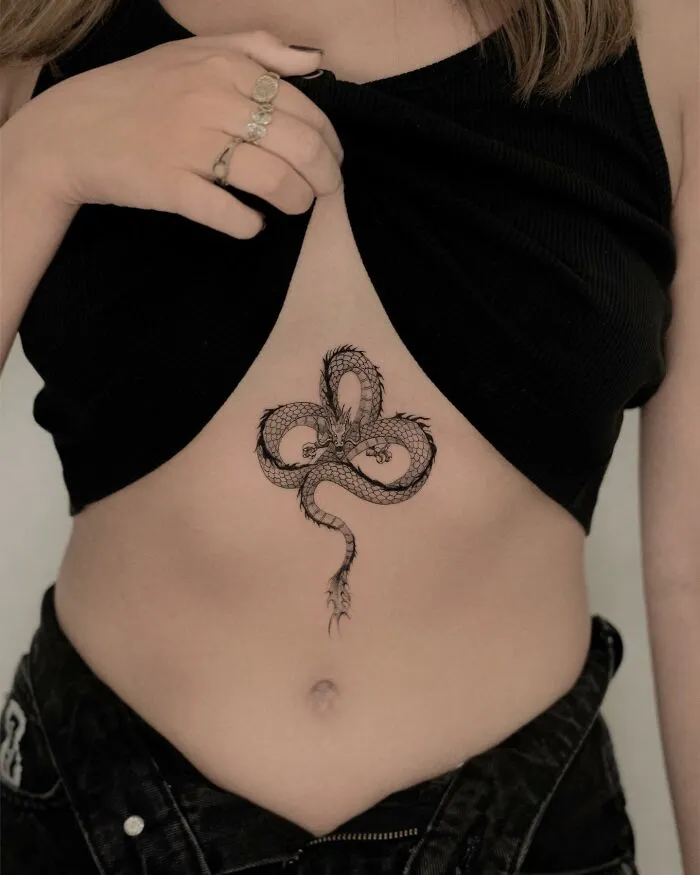 Dragon Tattoo On Core