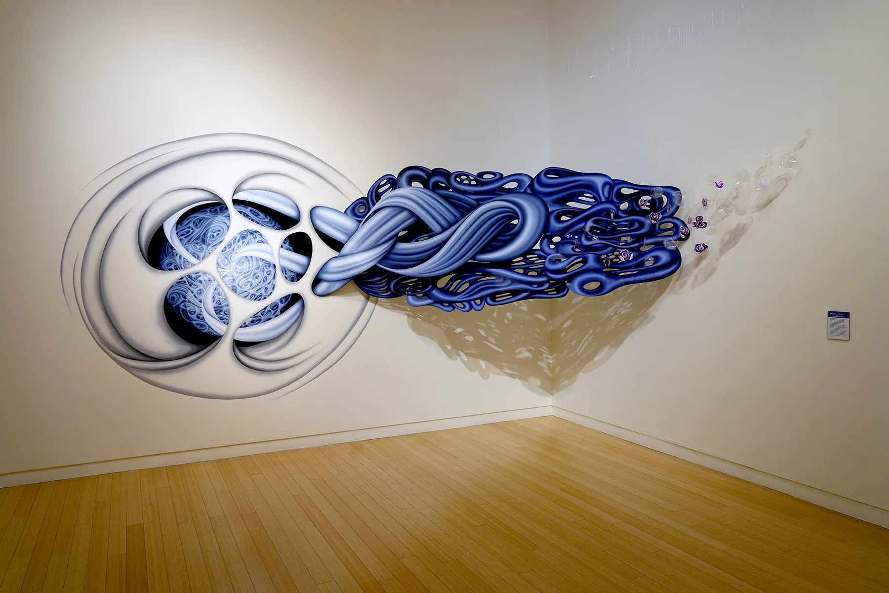 I Make Site-Specific Installations With Acrylic Paint And This One Took Me 23 Hours To Install