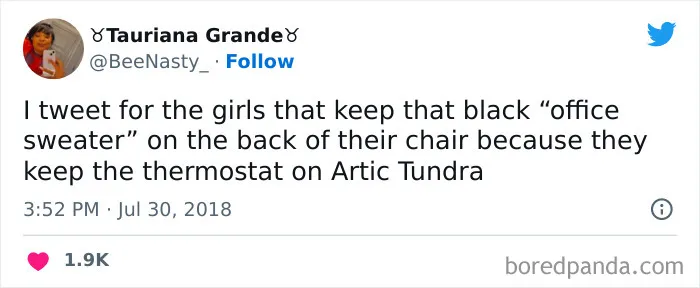 People Who Are Freezing In The Office Can't Help But Complain On Twitter And Here Are 40 Of The Most Relatable Tweets