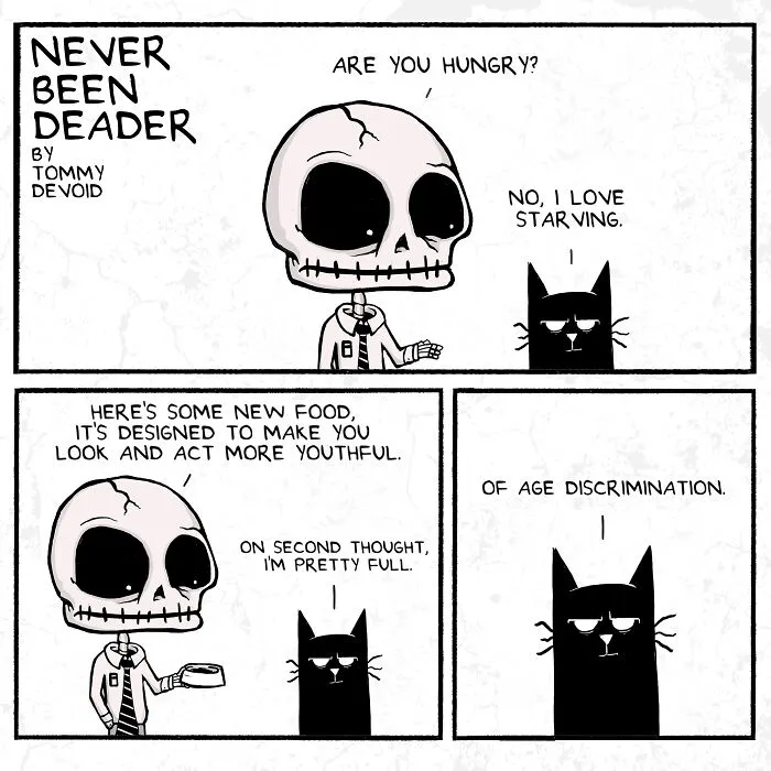 My 30 Comics “Never Been Deader” Infused With Relatable Humorous Darkness