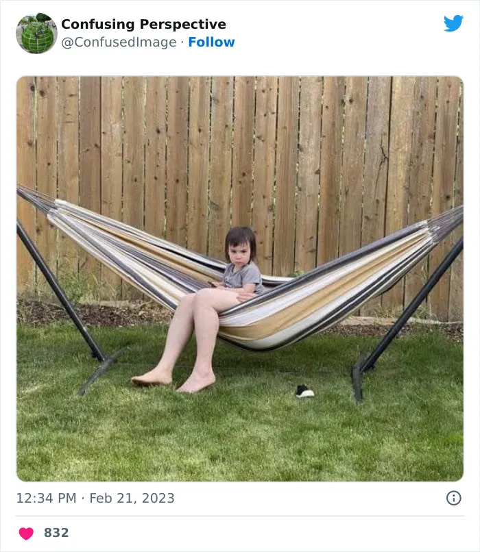 40 Fotos realmente confusas que parecen editadas hasta que las miras dos veces, compartidas por esta cuenta de Twitter