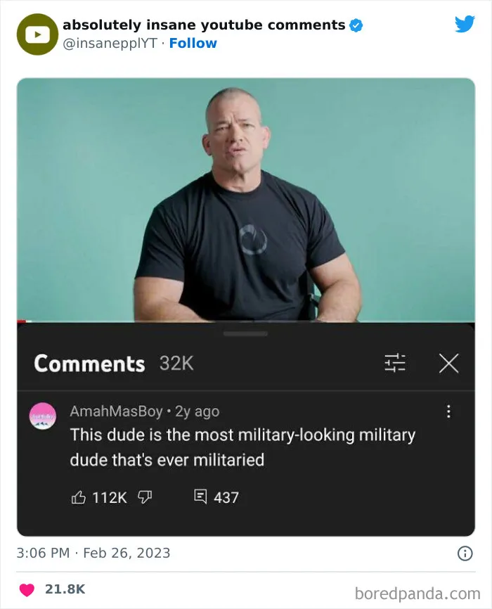 39 Times Savage Comments Earned Their Place On The “Absolutely Insane YouTube Comments” Twitter Page (New Pics)