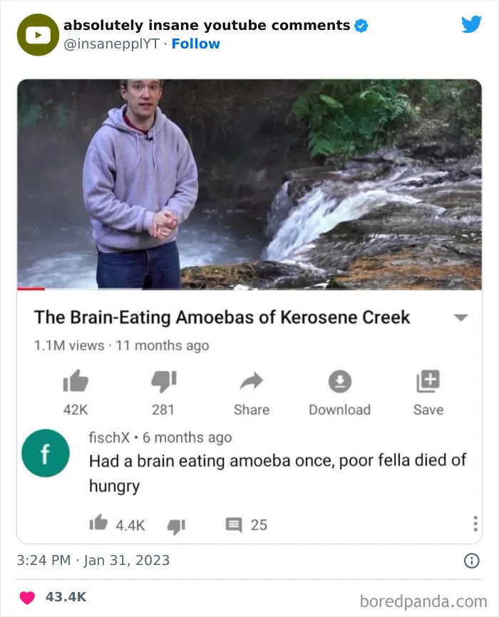 39 Times Savage Comments Earned Their Place On The “Absolutely Insane YouTube Comments” Twitter Page (New Pics)