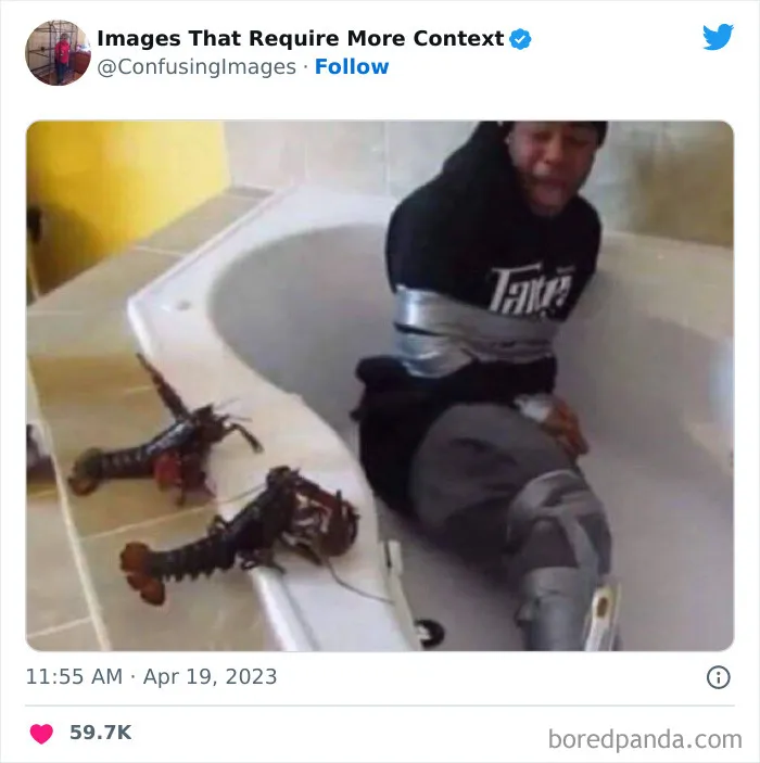 20 “Imágenes que requieren más contexto” y dan exactamente lo que prometen
