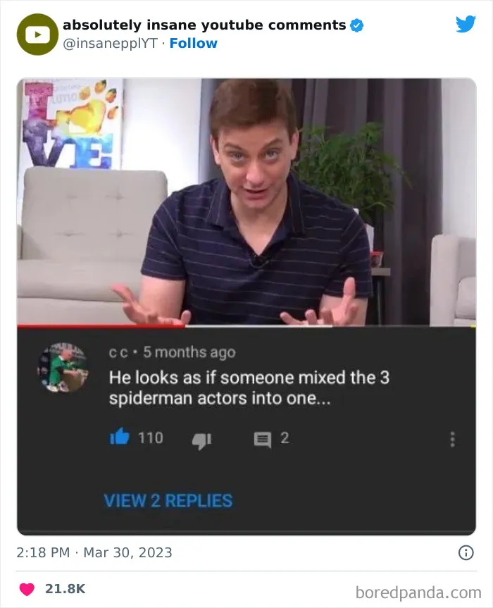 39 Times Savage Comments Earned Their Place On The “Absolutely Insane YouTube Comments” Twitter Page (New Pics)