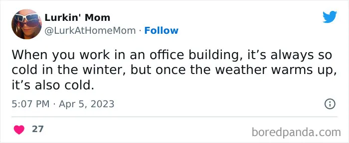People Who Are Freezing In The Office Can't Help But Complain On Twitter And Here Are 40 Of The Most Relatable Tweets