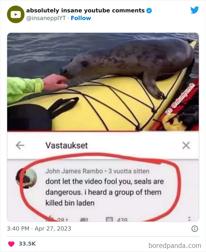 39 Times Savage Comments Earned Their Place On The “Absolutely Insane YouTube Comments” Twitter Page (New Pics)