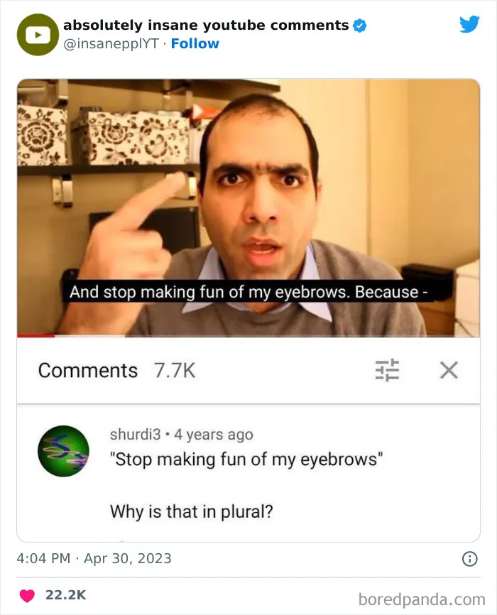 39 Times Savage Comments Earned Their Place On The “Absolutely Insane YouTube Comments” Twitter Page (New Pics)