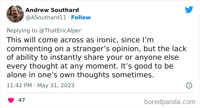 People Old Enough To Remember Life Pre-Internet Are Sharing What They Miss The Most About That Time (30 Tweets)