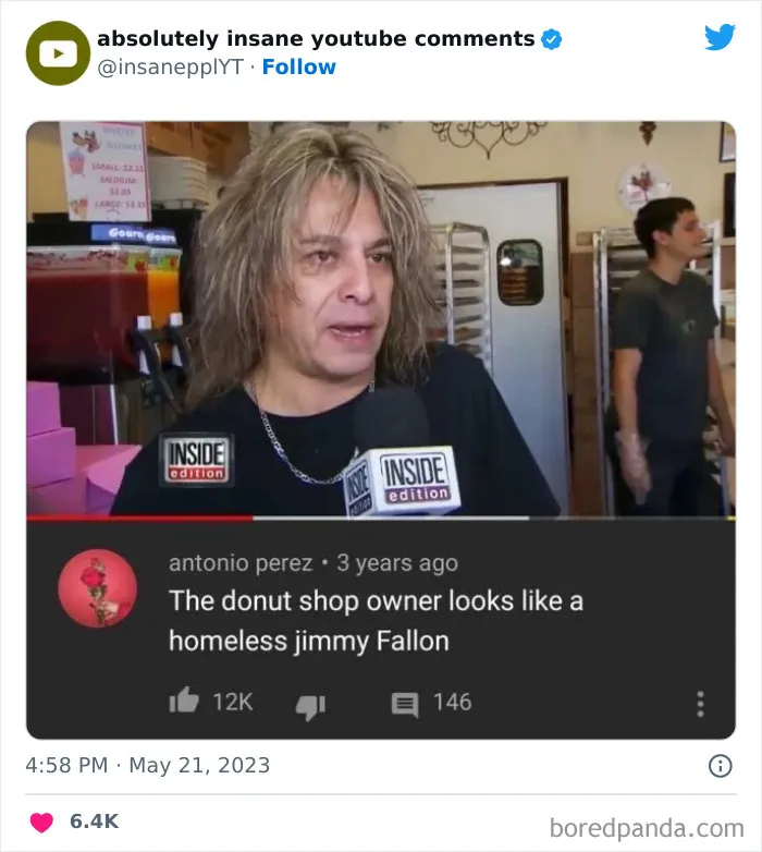 39 Times Savage Comments Earned Their Place On The “Absolutely Insane YouTube Comments” Twitter Page (New Pics)
