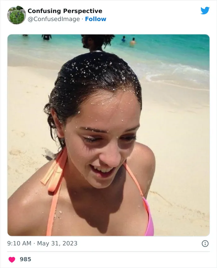 40 Fotos realmente confusas que parecen editadas hasta que las miras dos veces, compartidas por esta cuenta de Twitter