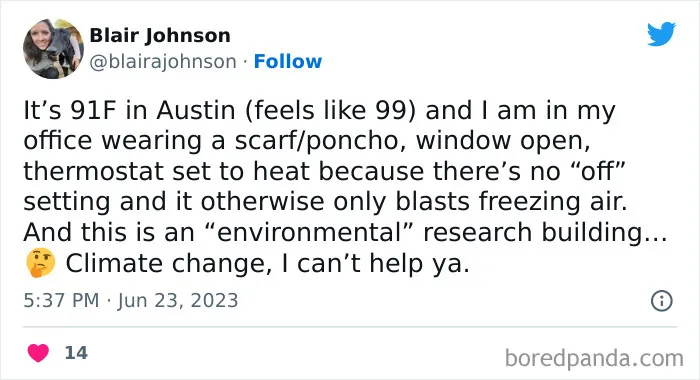 People Who Are Freezing In The Office Can't Help But Complain On Twitter And Here Are 40 Of The Most Relatable Tweets
