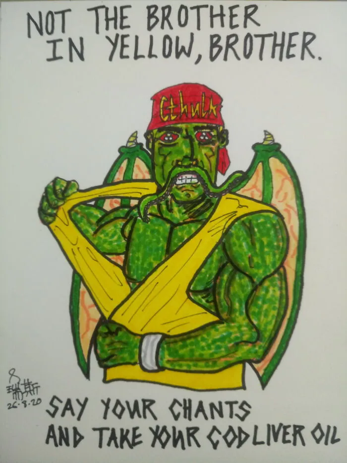 Here Are 37 Random Lovecraft Doodles That I Drew
