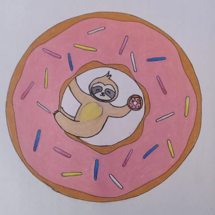 I Drew Do-Nut Touch Da Donut!