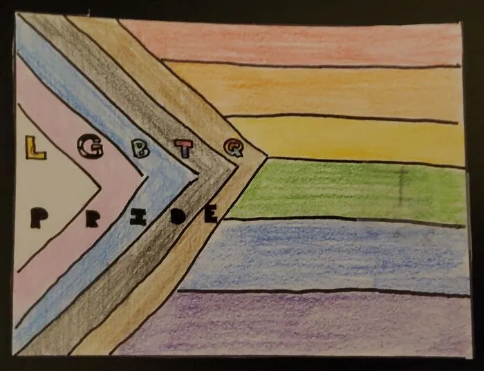 Freehand Pride Flag!