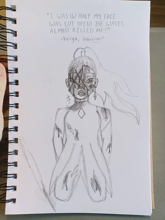 Some Angst Art Of One Of My Ocs, Kriya