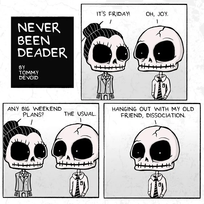 My 30 Comics “Never Been Deader” Infused With Relatable Humorous Darkness