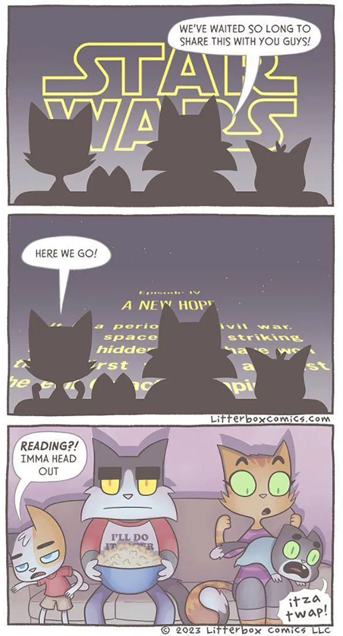 I’ve Been Drawing Relatable Comics On Parenting, And Here Are My Newest 33 Illustrations Of My Family Of Cats