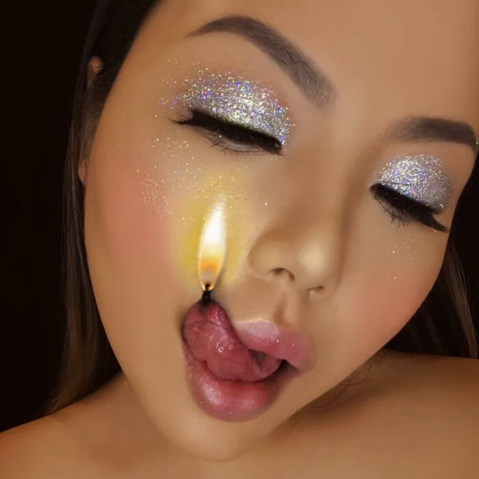 31 Looks fascinantes de ilusiones ópticas creados por esta maquilladora (nuevas fotos)
