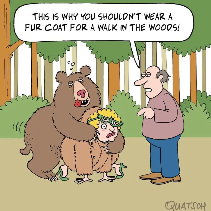 This Comics Artist Illustrates Absurd And Fun Situations In The Human And Animal Worlds (24 New Pics)