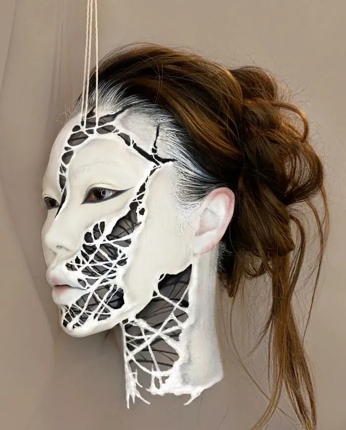 31 Looks fascinantes de ilusiones ópticas creados por esta maquilladora (nuevas fotos)