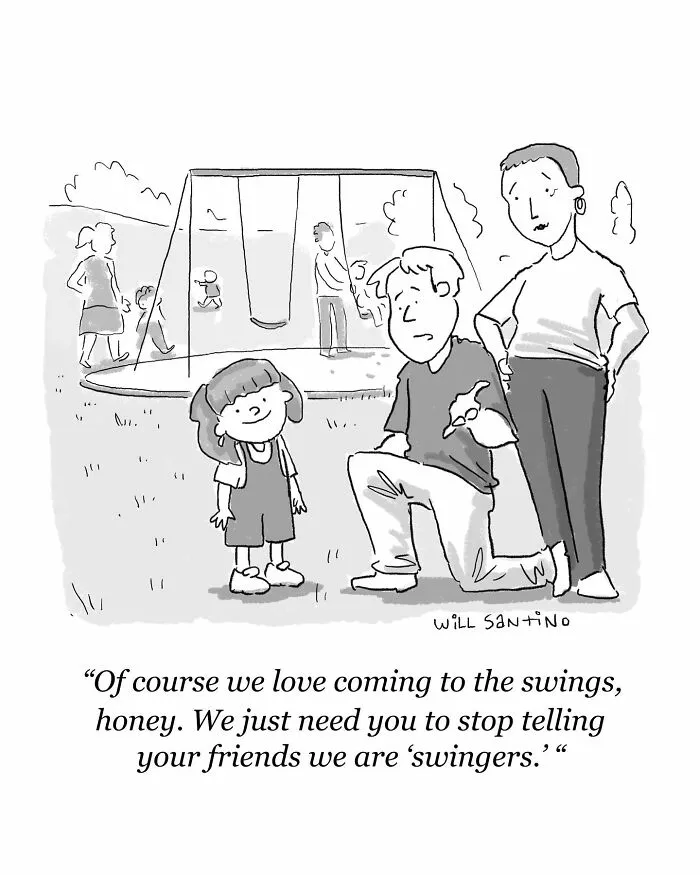 50 Minimalistic Comics Filled With Absurd Situations And Silly Humor By Will Santino (New Pics)