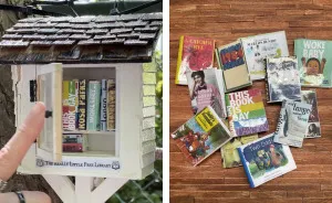 These 12 Miniature Banned Books Can Be Found In A Really Little Free Library That I Made
