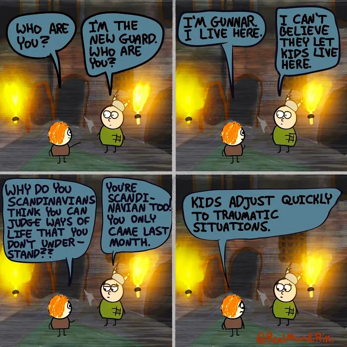 My 17 Comics About An Intensely Funny Night Of Guarding That Turned To Grave Robbing
