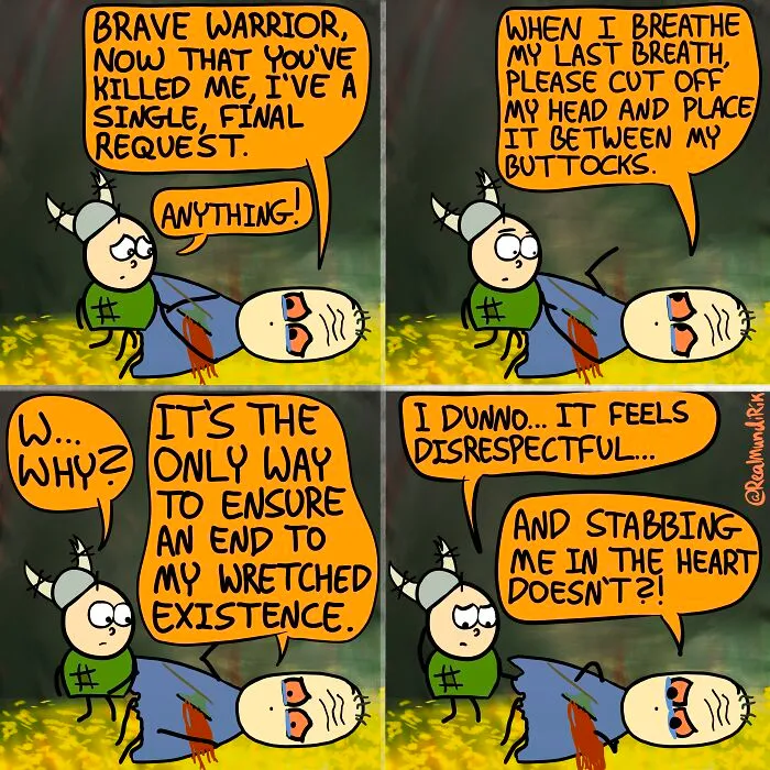 My 17 Comics About An Intensely Funny Night Of Guarding That Turned To Grave Robbing