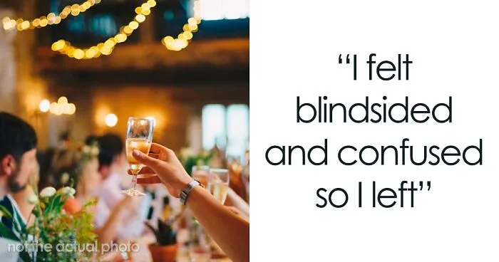 Boyfriend Invites Woman To A Fancy Party, She Realizes It's Actually A Surprise Wedding For Her And Leaves