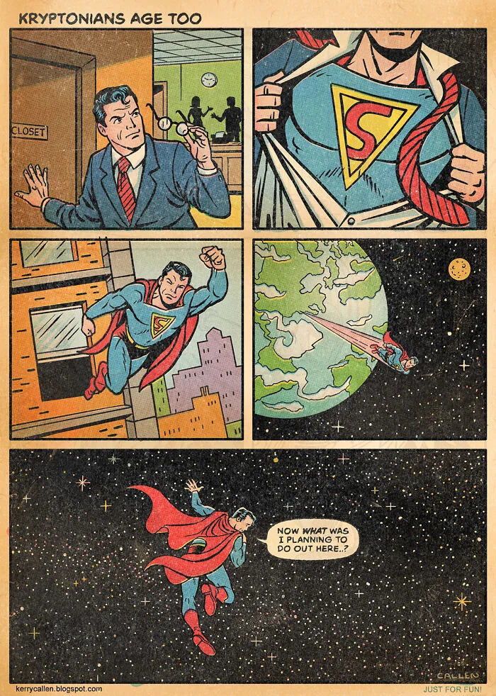 "Super Antics": 22 Parody-Like Comics By Kerry Callen That Might Change The Way You Look At Some Superheroes