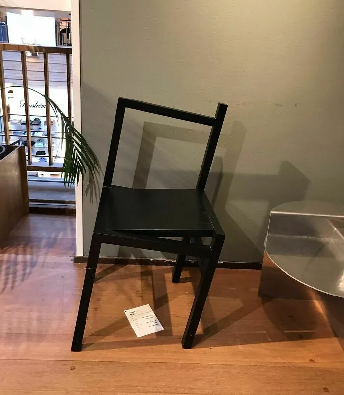 Tuve que probarla y es una silla perfectamente buena
