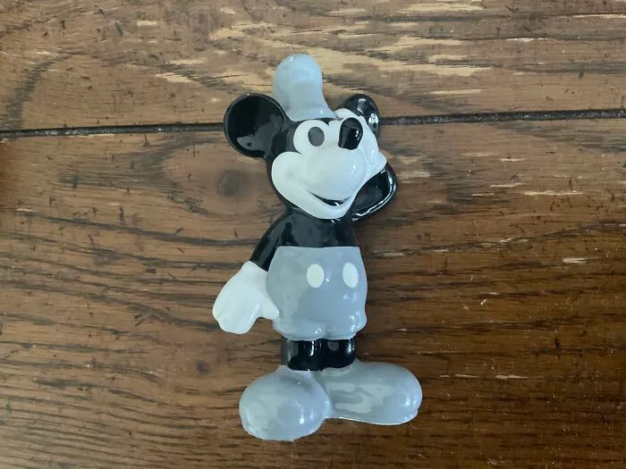 This Ceramic Steamboat Willy (I Found It In The Basement And Thought It Was Cool)