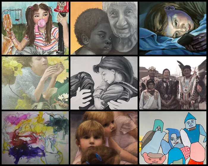 81 Artists Awaken Their Childhood Memories In These Paintings (10 Pics)