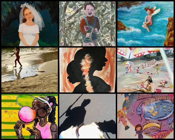 81 Artists Awaken Their Childhood Memories In These Paintings (10 Pics)
