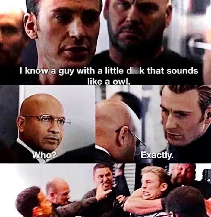Funny meme about life featuring a humorous dialogue and reaction scene from a movie.
