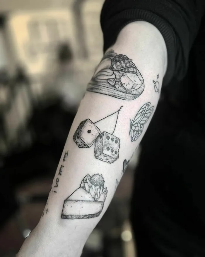 Patchwork Arm Sleeve Tattoos