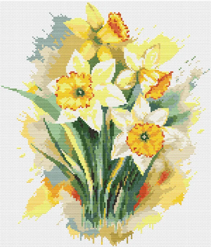 Cross-Stitch Patterns And Watercolor Paintings (11 Pics)
