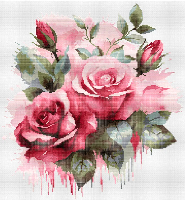 Cross-Stitch Patterns And Watercolor Paintings (11 Pics)