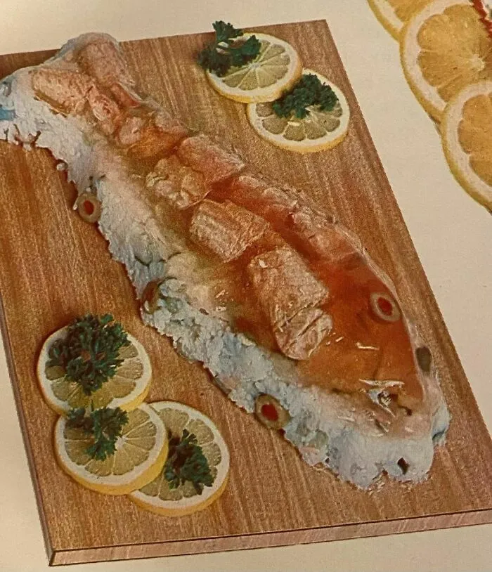 Rice And Salmon Mould (Gelatine Home Cooking Secrets, 1975)