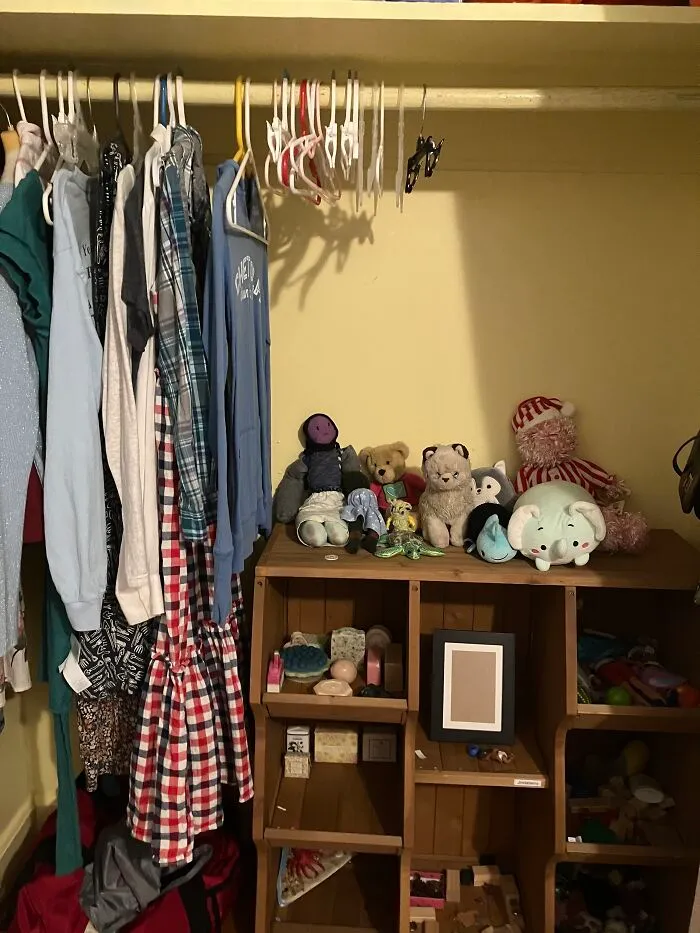 Organizing My Closet. My Younger Self Loved Hoarding Random Junk And I Kind Of Hate Her Right Now