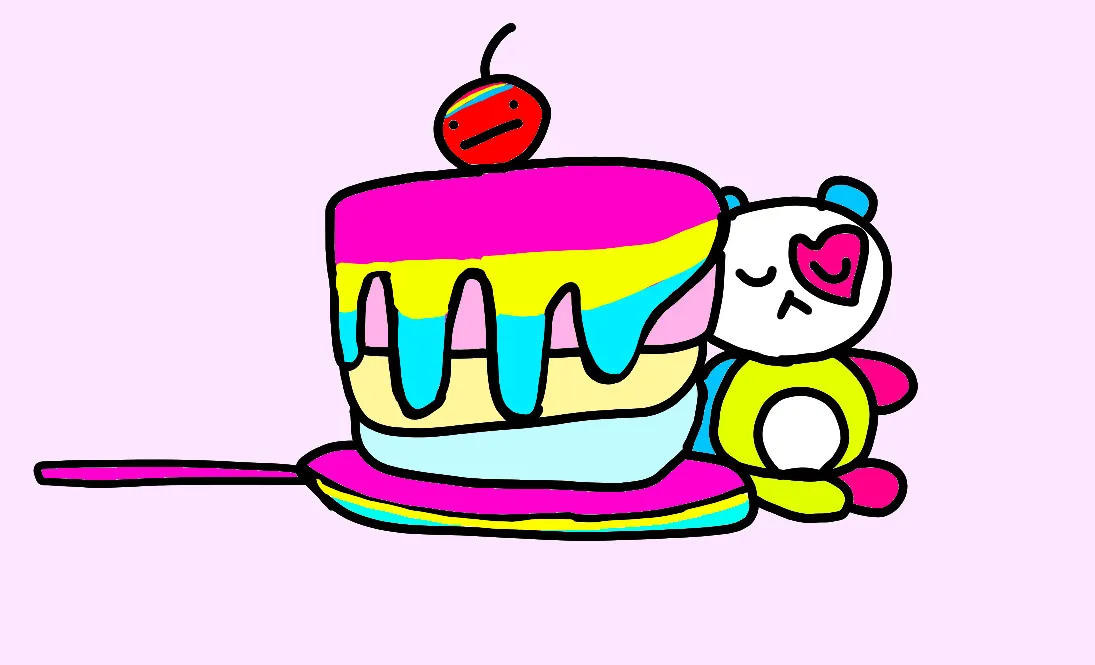 Hey Pandas Draw A Lgptq+ Themed Panda Number Two