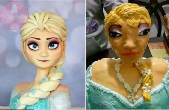 Example:  Elsa Cake Fail (Unsee Juice Needed)