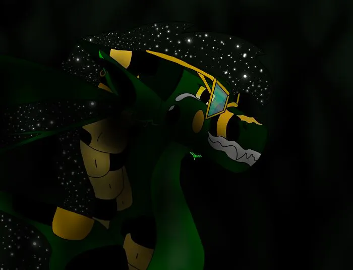 A Redraw Of One Of My Old Drawings. It’s My Oc Nightshade