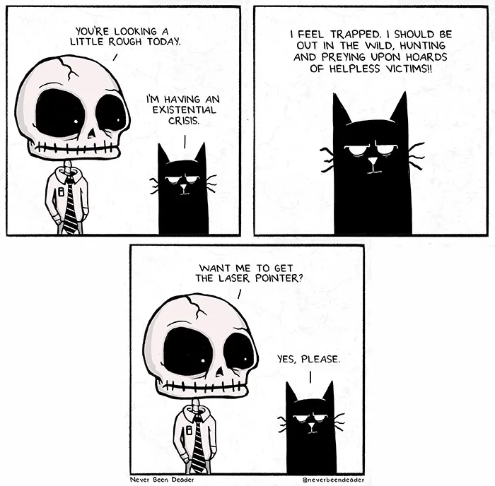 My 30 Comics “Never Been Deader” Infused With Relatable Humorous Darkness