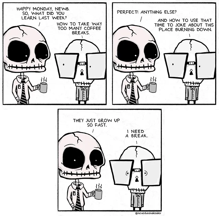 I Run A Web Comic Called "Never Been Deader"