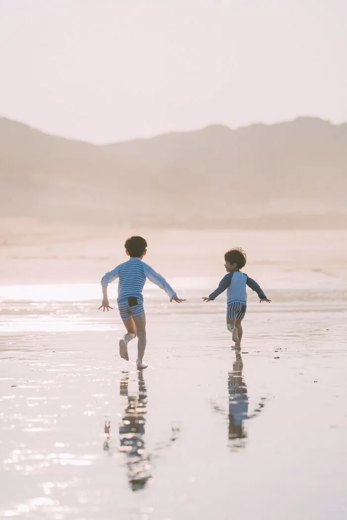 "My Boys At The Beach" By Hui Chuan Su