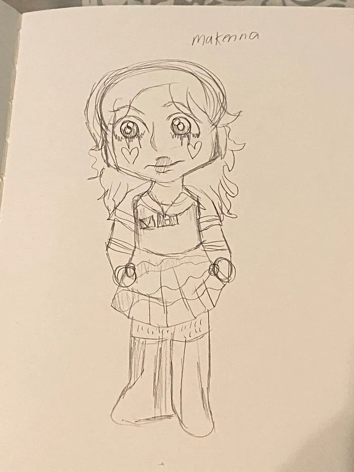 Gonna Do A Full Illustration Of This Sketch Later, Here’s My Oc Makenna