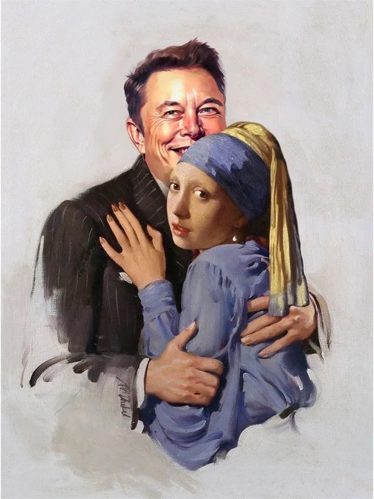 5 Artistic Evolving Portrayals Of Elon Musk.