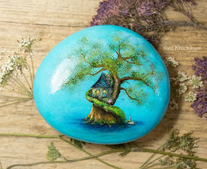 It Took Me Several Years To Realize That There Are No Limits To The Way I Use Painting Materials, So Here Are 39 Tiny Paintings That I Painted On Various Surfaces